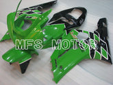 Carénage ABS injecté Kawasaki NINJA ZX6R 2003-2004 - Style usine - Noir Vert - MFS3705